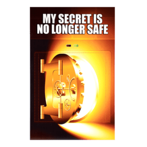 A poster with the words 
