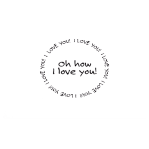 A circle of words that say 