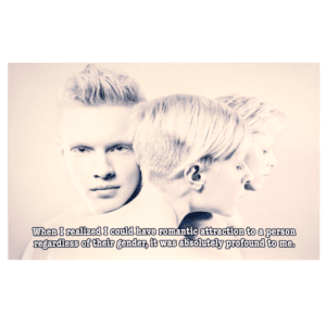 A man and woman with a quote from the movie 