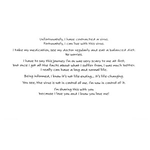 A green background with an image of a poem.