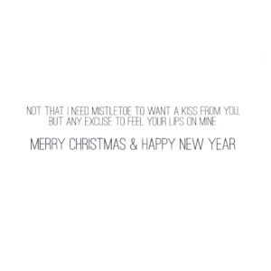 A card with the words merry christmas and happy new year