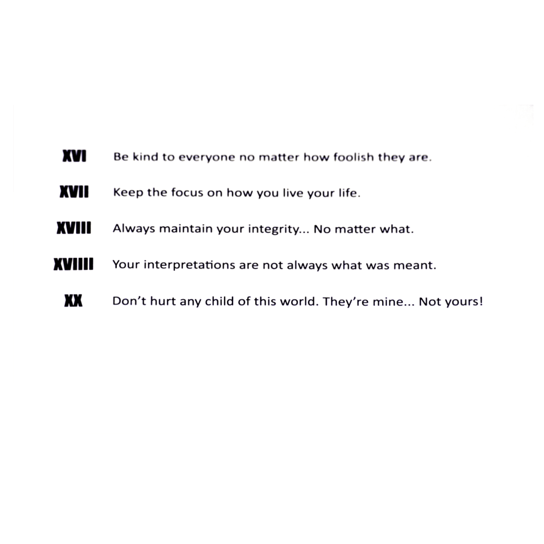 A page of text with some writing on it