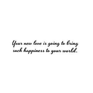 A card with the words 