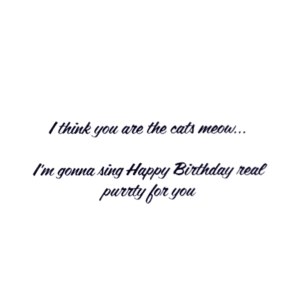 A birthday card with the words 