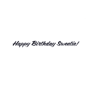 A birthday card with the words 