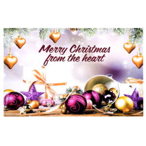 A merry christmas from the heart