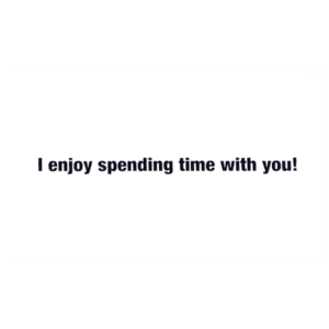 A card with the words 