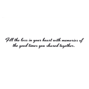 A card with the words 