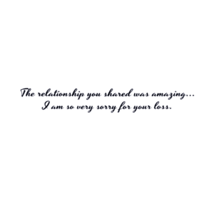 A card with the words 