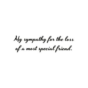 A card with the words 