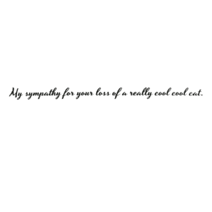 A card with the words 
