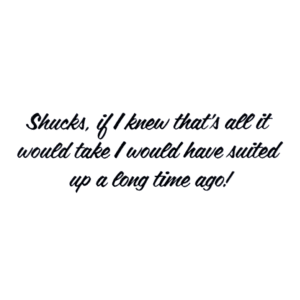 A picture of some words that are written on.