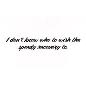 A green background with the words 