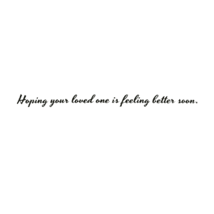 A card with the words 