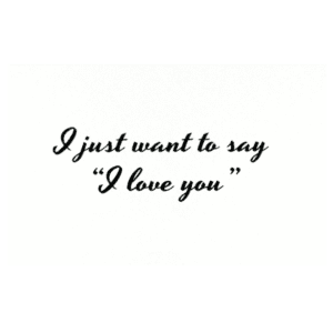 A card with the words 