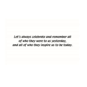 A quote that reads, 