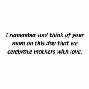 A mother 's day card with the words 