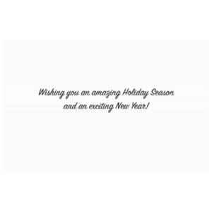 A card with the words 