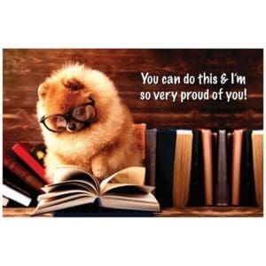 A dog sitting on top of an open book.